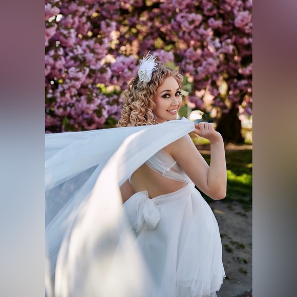 Simple wedding dress,Classic wedding dress,Wedding dress for mother and daughter - Picture 10 of 17